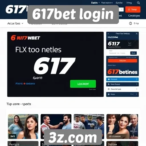 Funcionalidades do site 617bet login