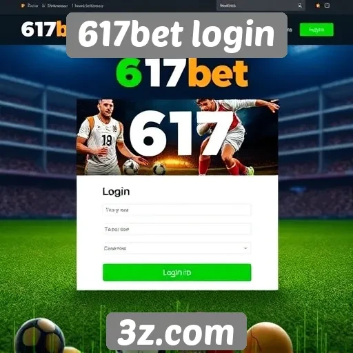 Experiência do usuário no login do site 617bet